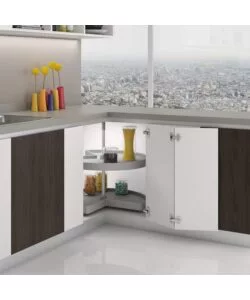 CESTELLO "3/4" GRIGIO GIREVOLE 270° PER MOBILE DA 80 CM